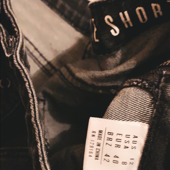 Black High wasted shorts - Picture 3 of 4